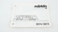 Märklin H0 3074 Diesellok BR 216 090-1 DB Wechselstrom