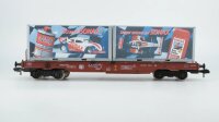 Märklin Spur 1 54761 Taschenwagen mit Containern...