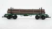 LGB G 4066 Langholzwagen mit Ladung