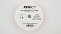 10m LIYZ Doppellitze Zwillingslitze 2x 0,14mm²  orange