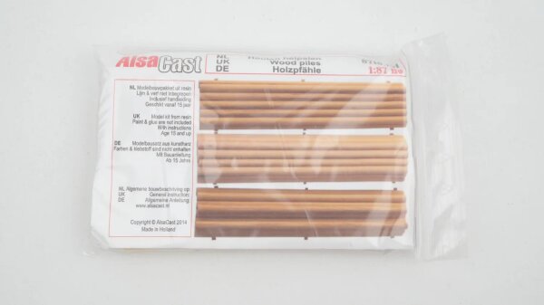 AlsaCast H0 8710.151 Bausatz Hozstämme - unbemalt - OVP NEU