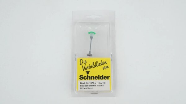 Schneider H0 1376 LED Straßenlaterne - Fertigmodell