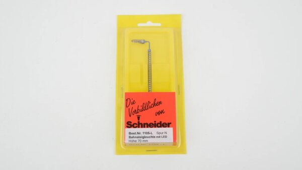 Schneider N 1105-L Bahnsteigleuchte 1-fach mit LED 14-16V - OVP NEU