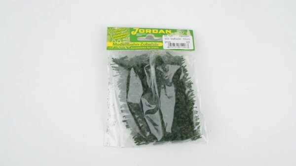 Spur H0/N Jordan Modellbau  [12F] Modell-Hecken grün beflockt ca. 10 cm 4 Stück  - OVP NEU
