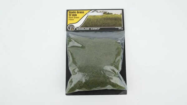 Woodland Scenics WFS625 Landschaftsbau 12mm Static Grass Dark Green