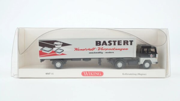 Wiking H0 0547 01 Magirus Koffer-Sattelzug