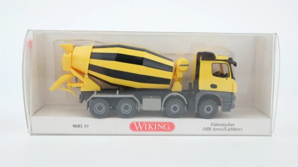 Wiking H0 068149 MB Arocs Liebherr Fahrmischer Betonmischer