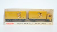 Wiking H0 32-17 MAN 12.174 Koffer Lastzug FÜNF IST...