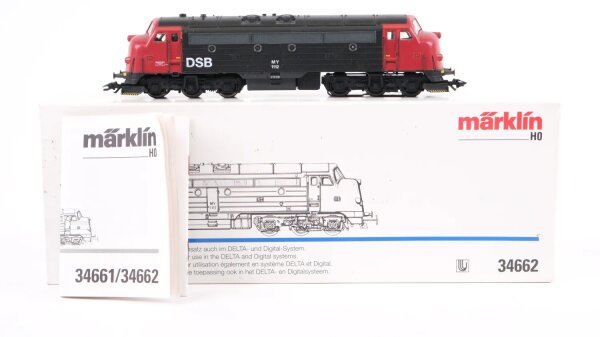 Märklin H0 34662 Diesellokomotive Reihe My 1100 der DSB Wechselstrom Delta Digital