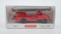 Wiking H0 062002 Magirus S 3500 Feuerwehr Drehleiter