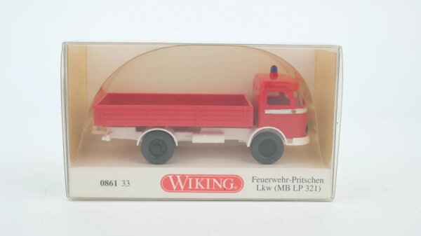 Wiking H0 086133 MB LP 321 Feuerwehr Pritschenwagen LKW