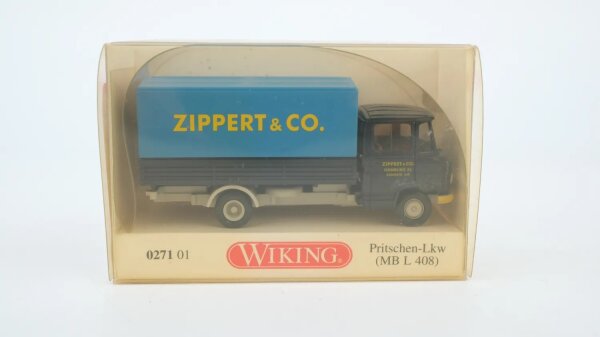 Wiking H0 027101 MB L 408 Pritschen LKW Zippert & Co.