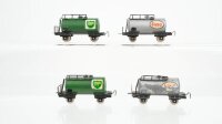 Minitrix/Schiebetrix N Konvolut Kesselwagen Esso BP