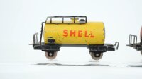 Minitrix/Schiebetrix N Konvolut Kesselwagen Shell Gasolin