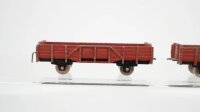 Minitrix/Schiebetrix N Konvolut Niederbordwagen...