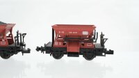 Ibertren N Konvolut Schotterwagen teilbeladen