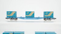 Kato N Konvolut Containertragwagen teilbeladen JR