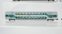 Minitrix N Konvolut Doppelstockwagen 1./2. Kl. DB