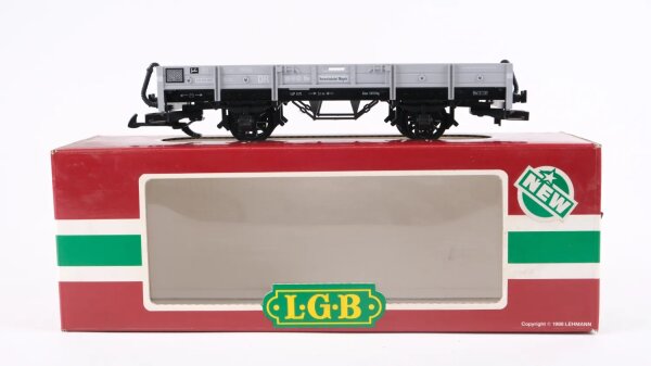 LGB G 4110 Niederbordwagen grau DR