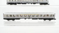Fleischmann N Konvolut Silberlinge 1./2. Kl. mit Steuerwagen DB