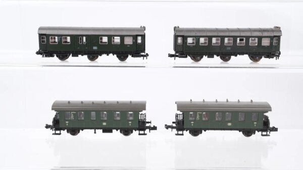 Roco N Konvolut Donnerbüchsen Umbauwagen 2. Kl. DB