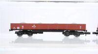 Roco u.a. N Konvolut Niederbordwagen Rungenwagen Drehschemelwagen beladen DB u.a.