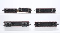 Roco u.a. N Konvolut Niederbordwagen Rungenwagen Drehschemelwagen beladen DB u.a.