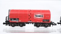 Minitrix N Konvolut Schweröl-Kesselwagen Texaco DB