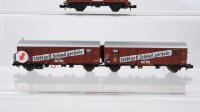 Minitrix N Konvolut gedeckte Güterwagen Autotransportwagen mit PKW DB