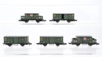 Minitrix N Konvolut gedeckte Güterwagen Kolonialwarenwagen K.Bay.Sts.B