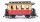 LGB Personenwagen rot beige 2 Kl. 15 LGB