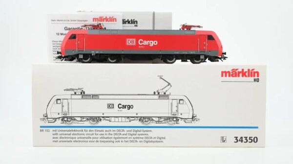 Märklin H0 34350 E-Lok BR 152 002-2 DB Cargo Wechselstrom Delta Digital