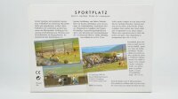 Busch H0 1051 Sportplatz Stadion bedrucktes...