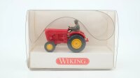 Wiking H0 8780121 Porsche Schlepper rot mit Fahrer