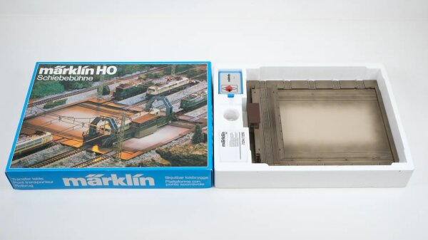 Märklin H0  7294 Elektr. Schiebebühne mit Schalter Bedienungsanleitung
