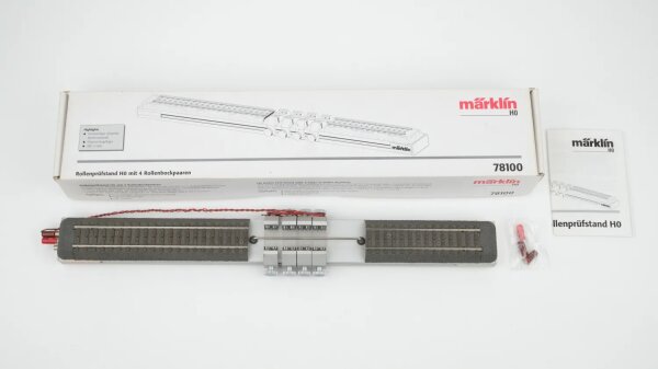 Märklin H0 78100 Rollenprüfstand C Gleis 4 Rollen