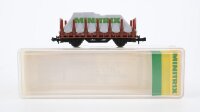 Minitrix N 5132660 Rungenwagen mit Plane: Minitrix Klm...