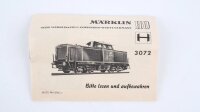 Märklin H0 3072 Diesellok BR V100 2215 DB Wechselstrom