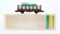 Minitrix N 5132660 Rungenwagen mit Plane: Minitrix Klm...