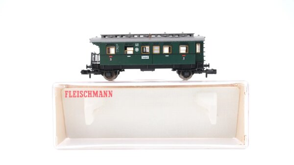 Fleischmann N 8066 Personenwagen 2./3. Kl mit Traglastenabteil B2iwe DRG