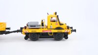 Märklin H0 39940 Zweiwege-Unimog mit Fahrleitungsbauwagen DB Bahnbau Gruppe GmbH Wechselstrom Digital Sound DCC mfx+