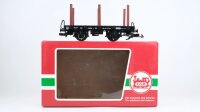 LGB G 40554 Rungenwagen schwarz 99-04-37 DR