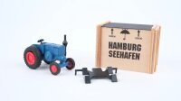 Märklin H0 46843 Flachwagen mit Überseekiste und Traktor  H 10 der DB