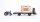 Märklin H0 46843 Flachwagen mit Überseekiste und Traktor  H 10 der DB