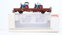 Märklin H0 46948 Rungenwagen mit Traktoren Rlmms 58...