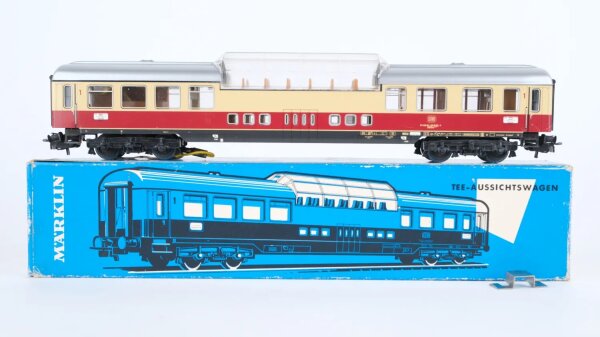 Märklin H0 4090 Reisezugwagen (TEE-Aussichtswagen 1.Kl beige-rot) ADüm 101 der DB