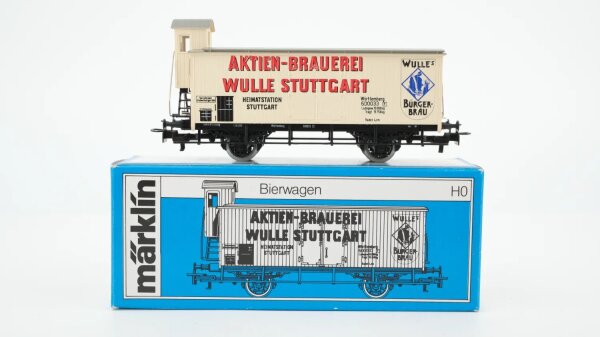 Märklin H0 4678 Bierwagen (WULLE) mit Bremserhaus Gk der K.W.St.E.