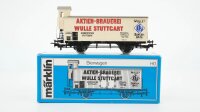 Märklin H0 4678 Bierwagen (WULLE) mit Bremserhaus Gk...