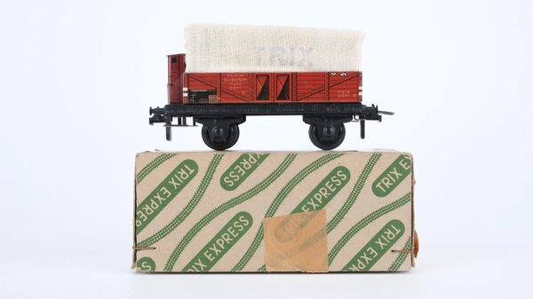 Trix Express H0 20/76 Planenwagen mit Bremserhaus DB