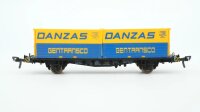 Fleischmann H0 5233 Container-Tragwagen (Danzas...